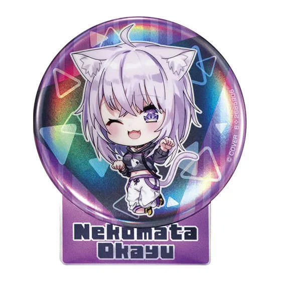 hololive SUPER EXPO 2023 開催記念缶バッジ&スタンドD 猫又おかゆ