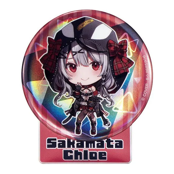 hololive SUPER EXPO 2023 開催記念缶バッジ&スタンドD 沙花叉クロヱ