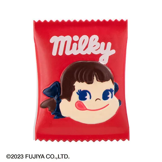 お菓子のペコちゃん はさむんです。でらっくす ミルキー