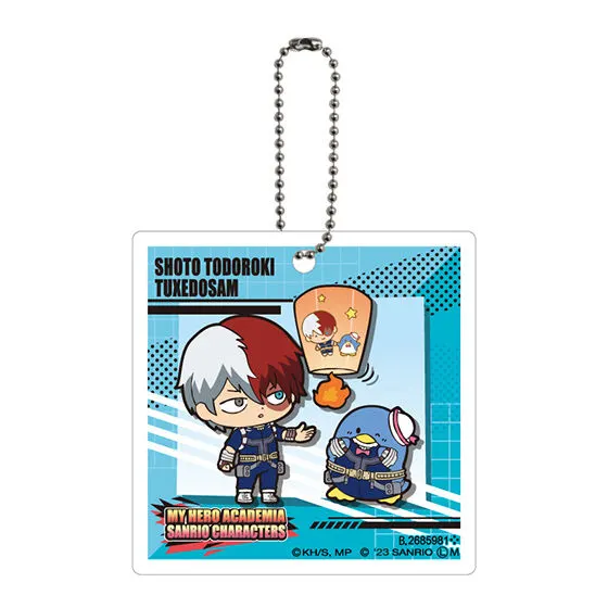 僕のヒーローアカデミア×サンリオキャラクターズ アクリルチャーム2 轟 焦凍×タキシードサム