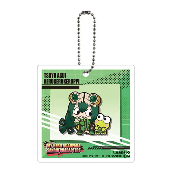 僕のヒーローアカデミア×サンリオキャラクターズ アクリルチャーム2 蛙吹 梅雨×けろけろけろっぴ