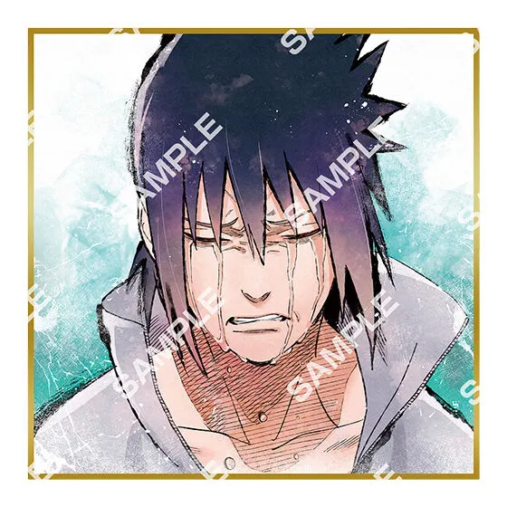 豆ガシャ色紙 NARUTO-ナルト- 疾風伝 うちはサスケ