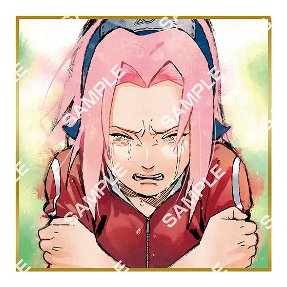豆ガシャ色紙 NARUTO-ナルト- 疾風伝 春野サクラ