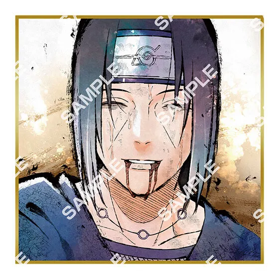 豆ガシャ色紙 NARUTO-ナルト- 疾風伝 うちはイタチ