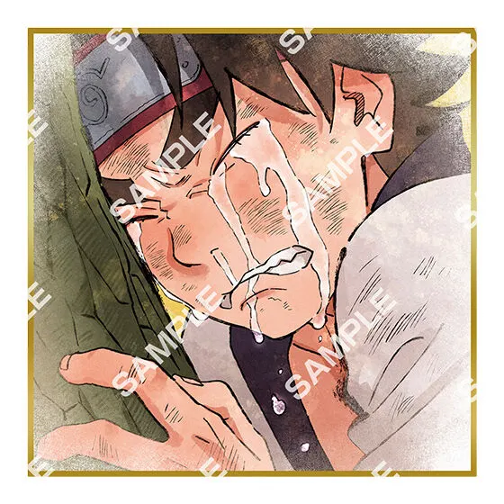 豆ガシャ色紙 NARUTO-ナルト- 疾風伝 ロック・リー