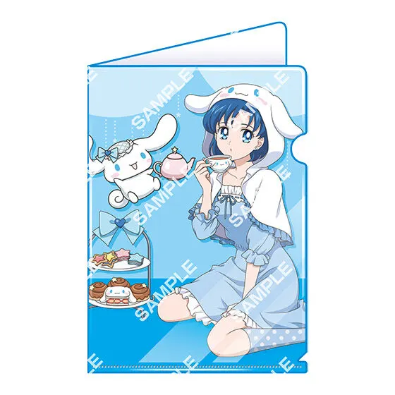 「美少女戦士セーラームーン」シリーズ×サンリオキャラクターズ miniクリアファイルコレクション デザイン②水野亜美×シナモロール