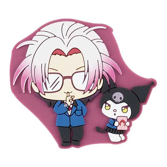 ときめきメモリアル Girl's Side 4th Heart×サンリオキャラクターズ ラバーマグネット 七ツ森 実×クロミ