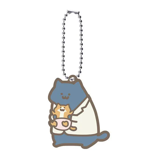 お文具といっしょ カプセルラバーマスコット ~ばぶんぐなのです~ 猫さん&子猫さん