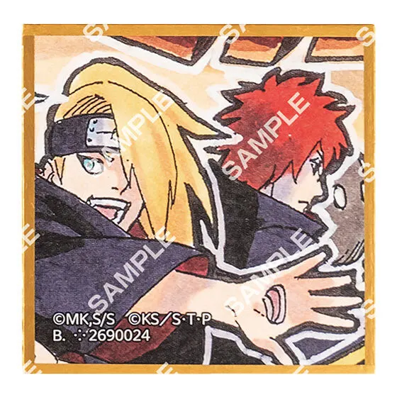 豆ガシャ色紙 NARUTOP99 Vol.1 デイダラ&サソリ