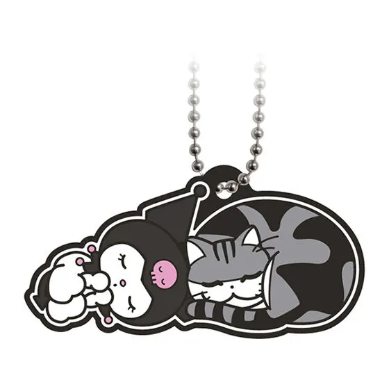夜は猫といっしょ×サンリオキャラクターズ スペシャルラバーマスコット クロミ×キュルガB