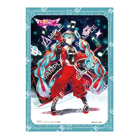初音ミク「マジカルミライ 2023」 A4サイズ台紙付きイラストポートレート マジカルミライ2023③