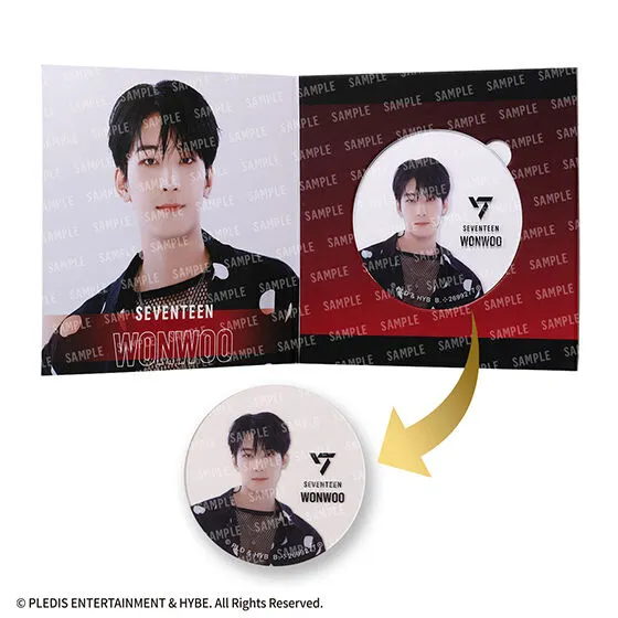 SVTアクリルコースターディスプレイ From PLEDIS ENTERTAINMENT SEVENTEEN WONWOO