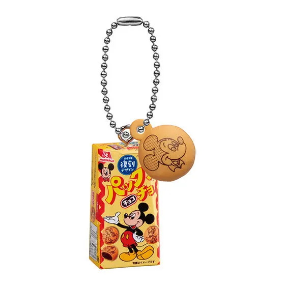 Disney 森永製菓 パックンチョ ミニチュアチャーム チョコA