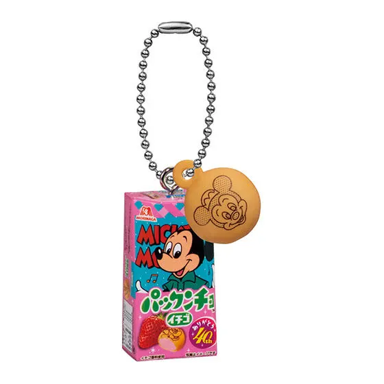 Disney 森永製菓 パックンチョ ミニチュアチャーム イチゴB