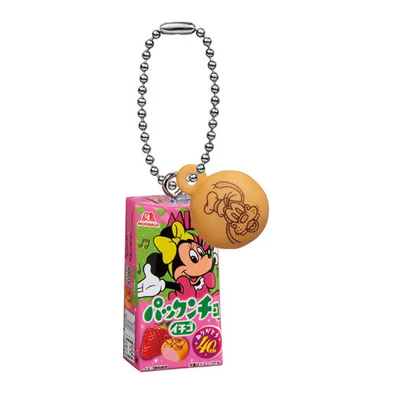 Disney 森永製菓 パックンチョ ミニチュアチャーム イチゴC