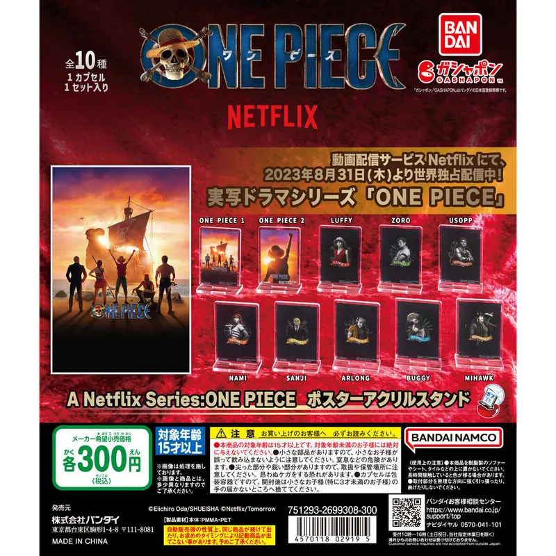 A Netflix Series:ONE PIECE ポスターアクリルスタンドの台紙
