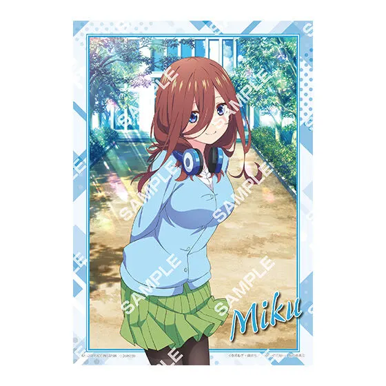 五等分の花嫁∽ クリアポスターコレクション 三玖A