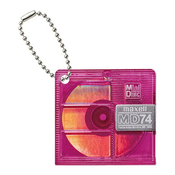 Maxell MD ミニチュアチャーム カラーMD ピンク