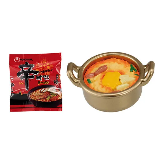 農心×JINRO おうちポチャミニチュアコレクション 辛ラーメン・ミニチュア袋麺