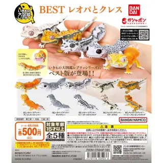いきもの大図鑑レプティBEST レオパとクレスの画像