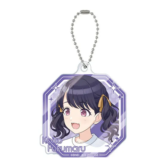バンダイナムコアミューズメント限定 アイドルマスター シャイニーカラーズ アクリルあそーと casual style アクリルチャーム 福丸小糸