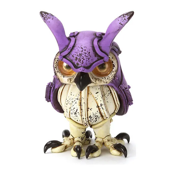 ART IN GASHAPON 松岡ミチヒロ02 ミミズク(パープル)