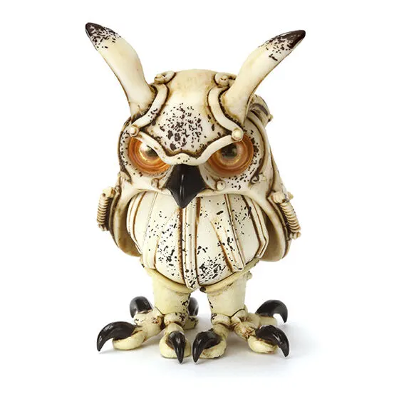 ART IN GASHAPON 松岡ミチヒロ02 ミミズク(ホワイト)