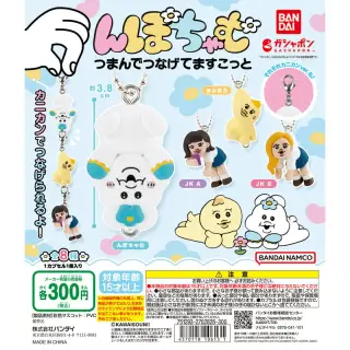 んぽちゃむ つまんでつなげてますこっとの画像