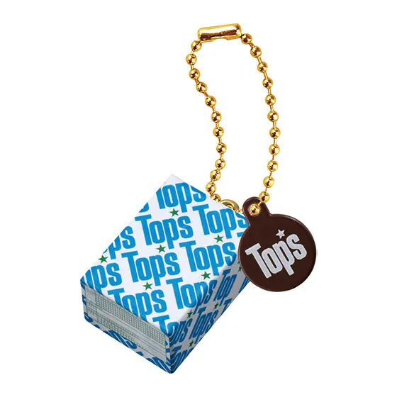 Tops ミニチュアチャーム ケーキボックス（水色）