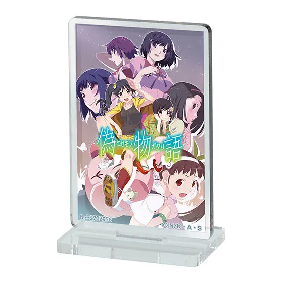 〈物語〉シリーズ ポスターアクリルスタンド デザインB