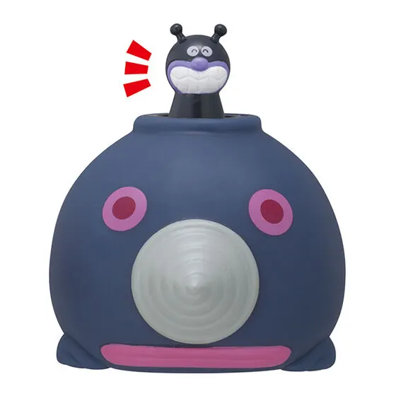 それいけ!アンパンマン にょきっとソフトなアンパンマンマスコット2 もぐりん+ばいきんまん