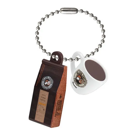 地球の歩き方 ハワイのおみやげミニチュアコレクション2 アイランド・ヴィンテージ・コーヒー KONA COFFEE PEABERRY & COFFEE MUG