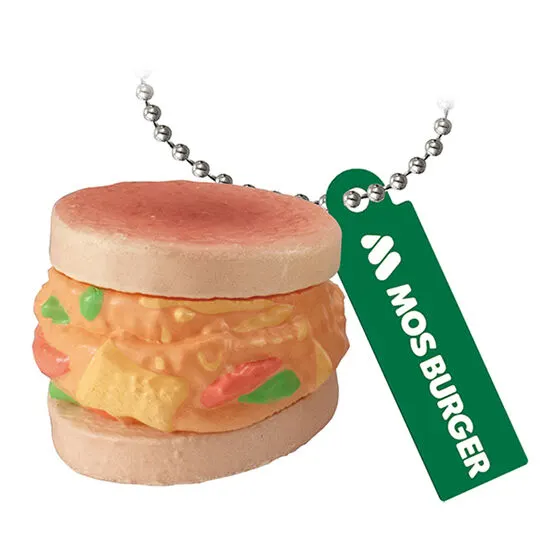 GASHABOX モスバーガー ミニチュアチャーム2 モスライスバーガー海鮮かきあげ（塩だれ）