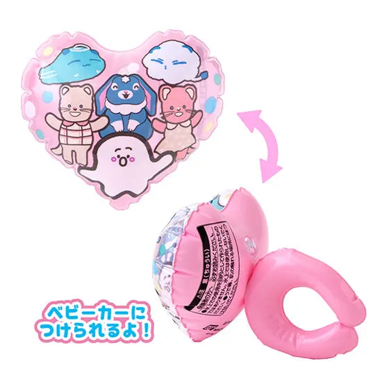 シナぷしゅ おっきなエアーフレンズ ぷしゅっ バギーマスコット（ハート）