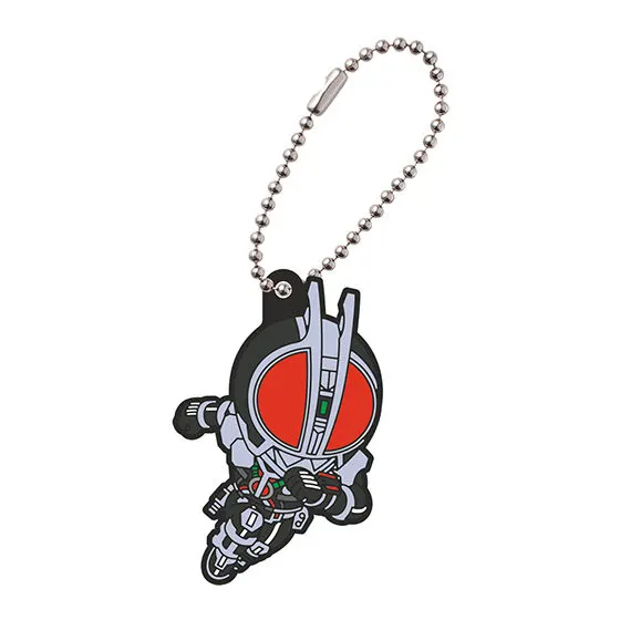 仮面ライダー555 カプセルラバーマスコット 仮面ライダーファイズ アクセルフォーム