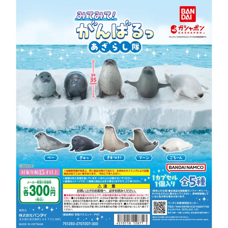 みてみて!がんばるっ あざらし隊の台紙