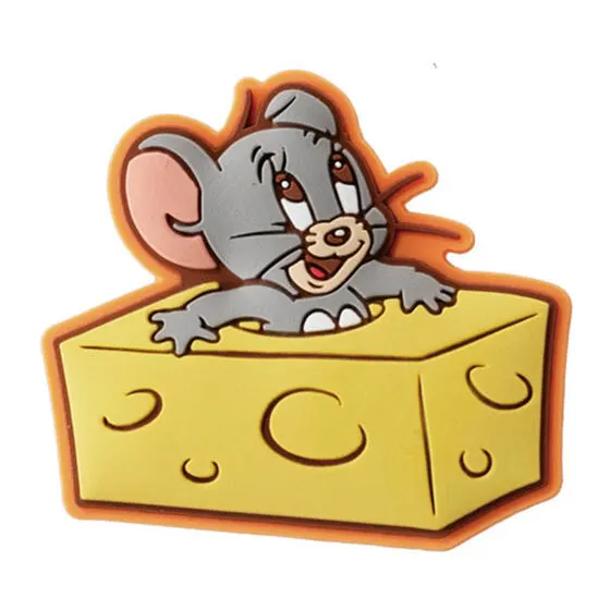 TOM and JERRY ラバーマグネット タフィー チーズB