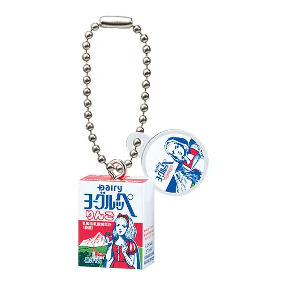 Dairy南日本酪農協同 ミニチュアチャームコレクション ヨーグルッペ りんご