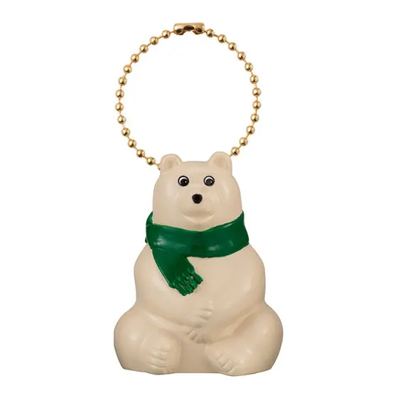 polar bear bank(ポーラーベアバンク) ミニチュアチャーム マフラーのベア