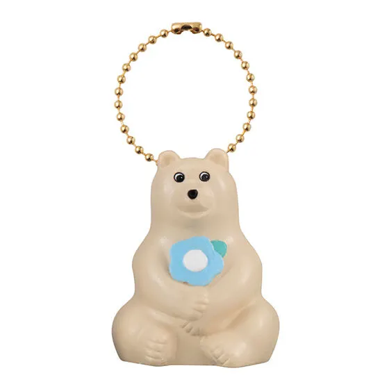 polar bear bank(ポーラーベアバンク) ミニチュアチャーム お花のベア