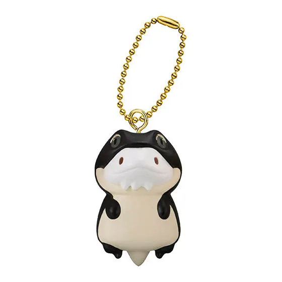 はちゅはちゅチャーム ~レオパとフトアゴの着ぐるみコレクション~ レオパを着たフトアゴ(ブラックナイト)