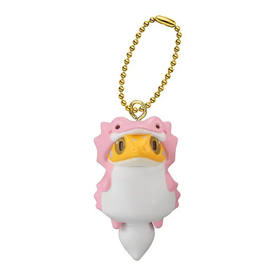 はちゅはちゅチャーム ~レオパとフトアゴの着ぐるみコレクション~ フトアゴを着たレオパ(桜色)