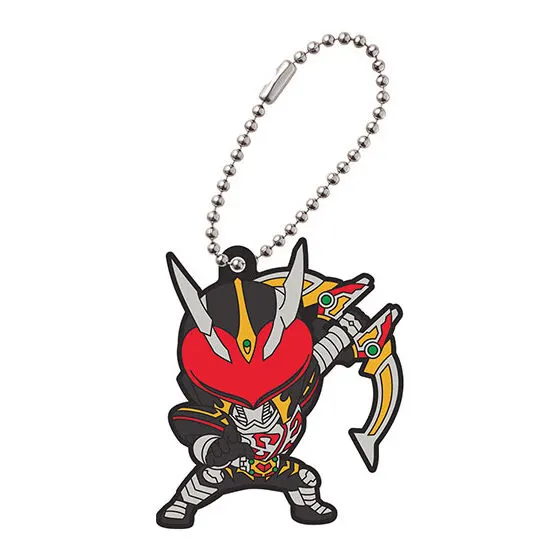 仮面ライダーシリーズ レジェンドライダー カプセルラバーマスコット3 仮面ライダーカリス
