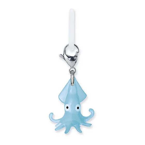 水辺のいきものめじるしアクセサリー イカ ブルー