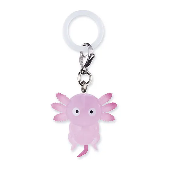 水辺のいきものめじるしアクセサリー ウーパールーパー ピンク