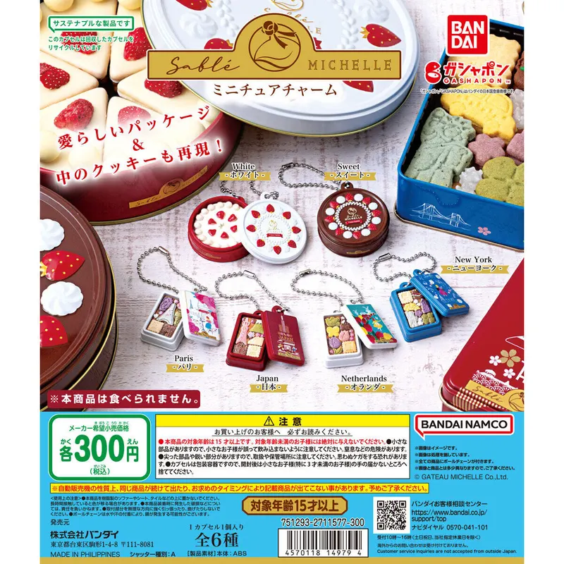 サブレミシェル ミニチュアチャームの台紙