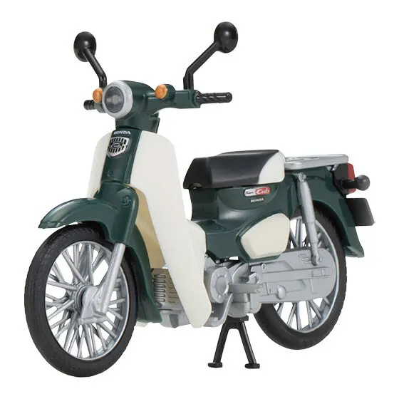 EXCEED MODEL Honda Super Cub 50 シルバー塗装版 タスマニアグリーンメタリック