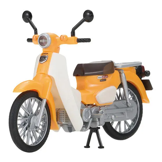 EXCEED MODEL Honda Super Cub 50 シルバー塗装版 パールシャイニングイエロー