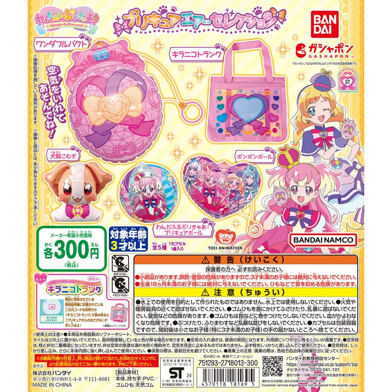 わんだふるぷりきゅあ! プリキュアエアーセレクションの台紙