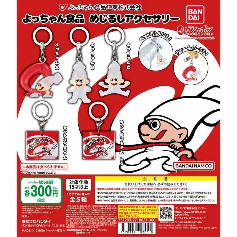 よっちゃん食品 めじるしアクセサリーの台紙